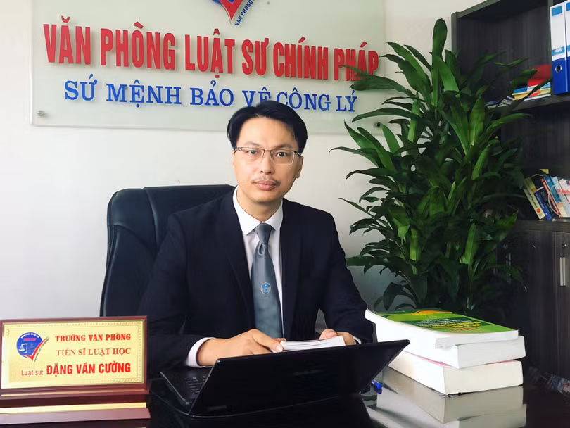 Luật sư Đặng Văn Cường (Ảnh - NVCC) Luật sư Đặng Văn Cường (Ảnh - NVCC)