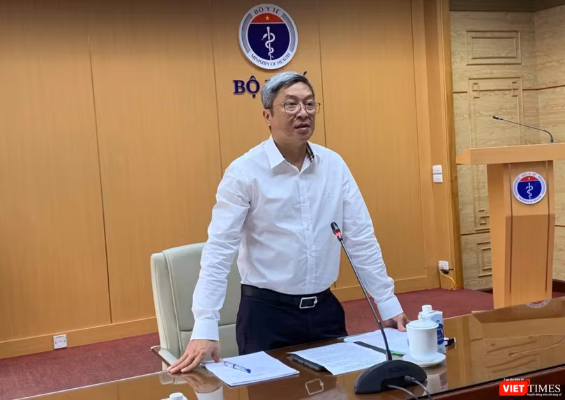 Thứ trưởng Bộ Y tế Nguyễn Trường Sơn (Ảnh - Thanh Hằng) 