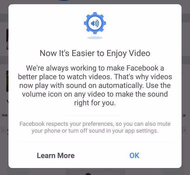 Cách tắt âm thanh video tự động trong Facebook ảnh 1