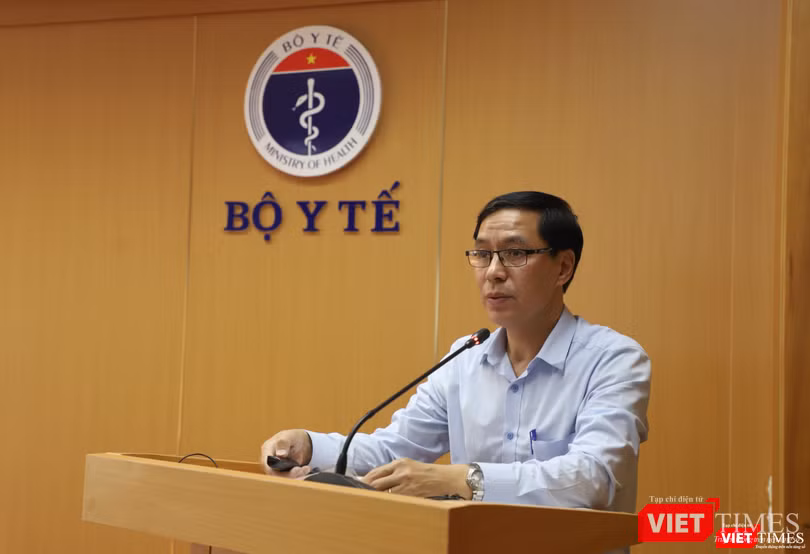 Ông Đặng Quang Tấn – Cục trưởng Cục Y tế Dự phòng, Bộ Y tế (Ảnh: Minh Thuý)