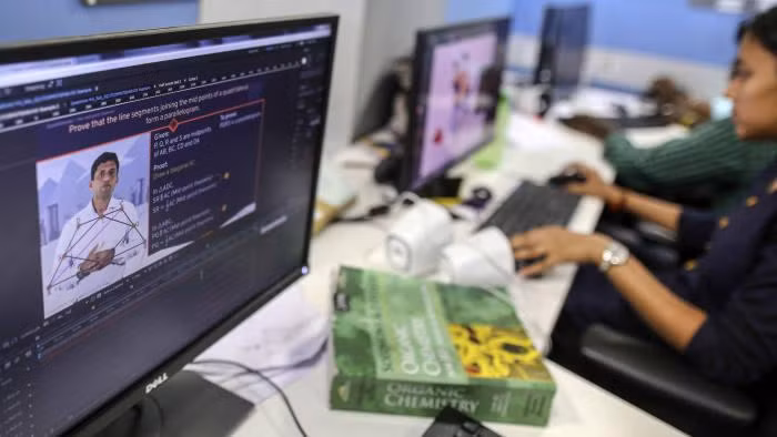 Ứng dụng học tập đầu tiên của BYJU'S (Ảnh: Bloomberg)