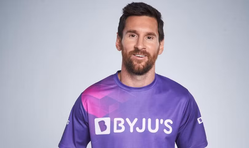 Cầu thủ ngôi sao Lionel Messi hợp tác với BYJU'S (Ảnh: Forbes)