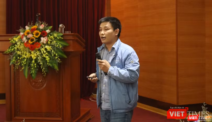 TS. Tống Quang Công – Viện Khoa học vật liệu, Viện Hàn lâm Khoa học và Công nghệ Việt Nam (Ảnh - Minh Thuý)