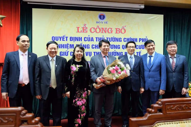 Ông Trương Quốc Cường được bổ nhiệm giữ chức vụ Thứ trưởng Bộ Y tế (Ảnh - Trần Minh) Ông Trương Quốc Cường được bổ nhiệm giữ chức vụ Thứ trưởng Bộ Y tế (Ảnh - Trần Minh)