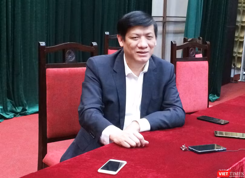 GS. TS. Nguyễn Thanh Long – Thứ trưởng Bộ Y tế. Ảnh: Minh Thúy 