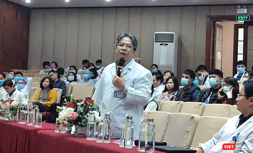 GS.TS. Trần Bình Giang – Giám đốc Bệnh viện Hữu Nghị Việt Đức. Ảnh: Minh Thúy 