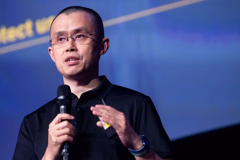 Changpeng Zhao - nhà sáng lập kiêm CEO sàn giao dịch Binance (Ảnh: Bloomberg)