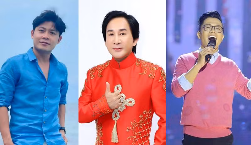 Nhiều nghệ sĩ đều có ý kiến không tốt với những phát ngôn của bà Nguyễn Phương Hằng trong các buổi livestream. Trong ảnh: Nhạc sĩ Nguyễn Văn Chung, NSƯT Kim Tử Long, MC Quốc Bình (từ trái sang).