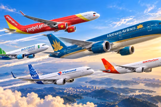 Cuộc đua thị phần gắt gao trên bầu trời, Vietnam Airlines và Vietjet liên tục "đổi ngôi"