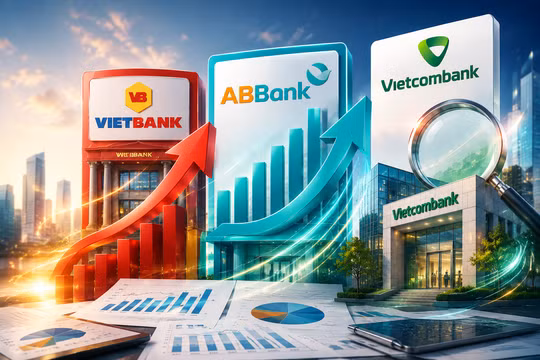 Lợi nhuận 6 tháng Vietbank và ABBank tăng 80%, Vietcombank hé lộ kết quả bất ngờ
