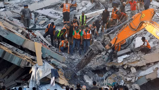 Chung cư ở Gaza bị đánh bom đổ sập trong đêm, ít nhất 20 người Palestine thiệt mạng