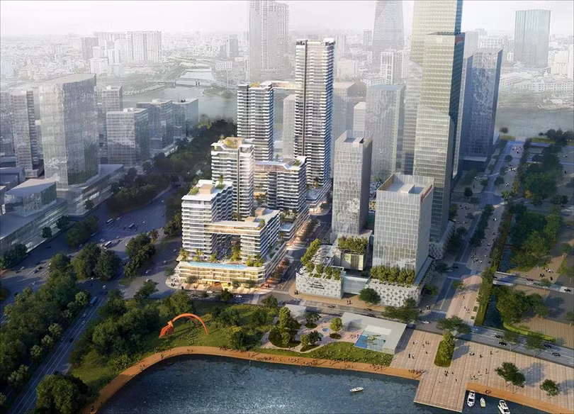 Phối cảnh Lotte Eco Smart City Thu Thiem. Ảnh: PDR. 
