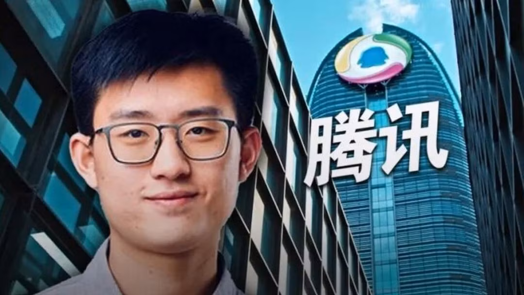 Diêu Thuận Vũ, nhà khoa học AI trưởng 28 tuổi của Tập đoàn Tencent. Ảnh: Sohu.
