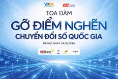 Tọa đàm “Gỡ điểm nghẽn chuyển đổi số quốc gia” được Hội Truyền thông số Việt Nam phối hợp cùng Tạp chí điện tử VietTimes tổ chức.