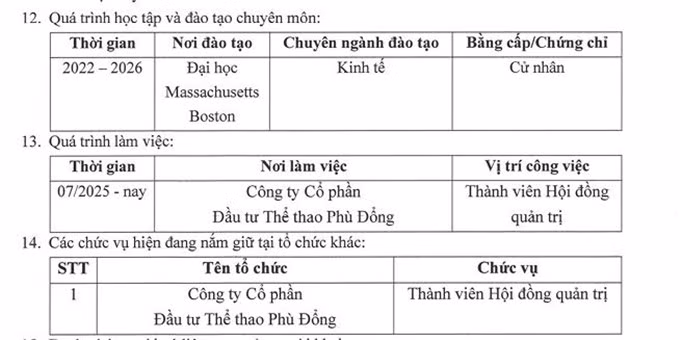Thiếu gia, ái nữ nhà bầu Thụy ngồi ghế nóng chủ tịch, thành viên HĐQT khi chưa qua tuổi 25 ảnh 2