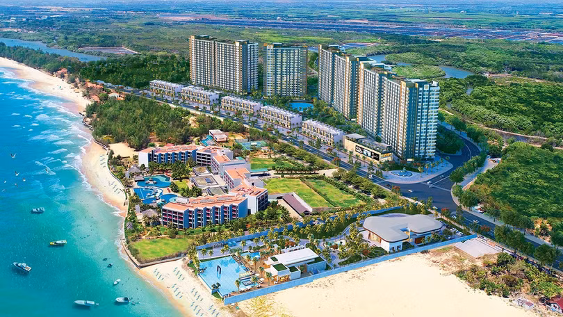 Tổng quan dự án Tổ hợp dịch vụ thương mại du lịch và khu nhà ở Sông Ray (Nguồn: hungthinhland.com)
