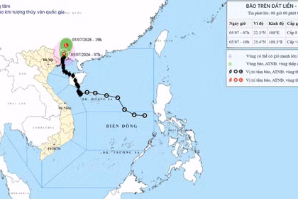 Bão số 1 Maysak đổ bộ đất liền Móng Cái - Quảng Ninh, cơ quan khí tượng phát cảnh báo 
