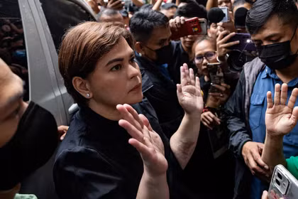 Phó tổng thống Philippines Sara Duterte lo sợ cho tính mạng sau khi nhận lệnh bắt