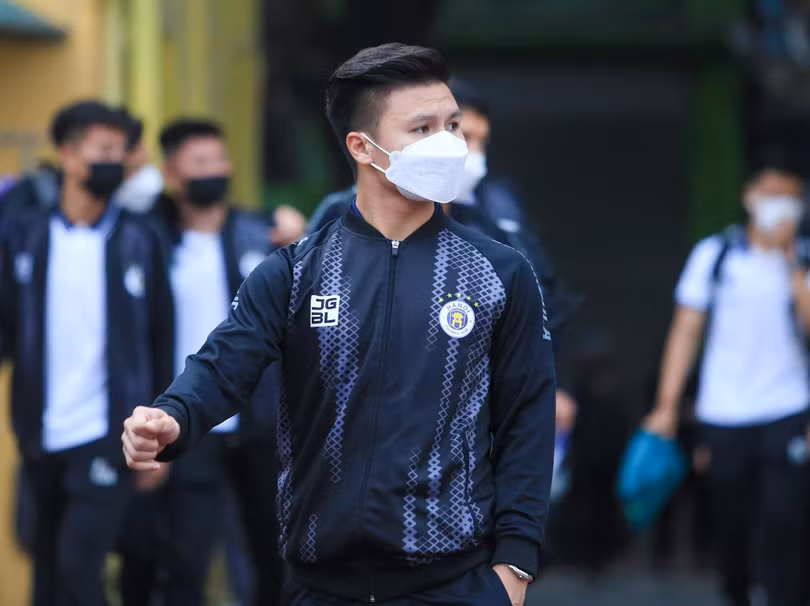 Quang Hải có ra sân trận gặp Thanh Hóa?. Ảnh HNFC Quang Hải có ra sân trận gặp Thanh Hóa?. Ảnh HNFC