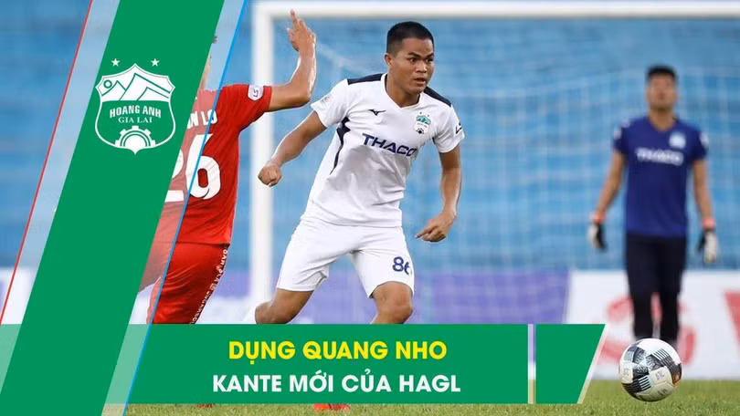 Dụng Quang Nho là cái tên nổi bật nhất trong đoàn quân HLV Đinh Thế Nam ở giải U23 Đông Nam Á vừa qua. Ảnh HAFC.