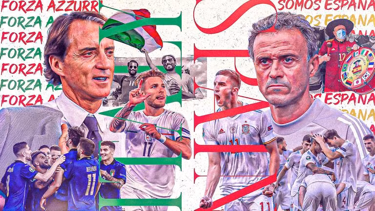 HLV Luis Enrique và HLV Macini sẽ sử dụng sơ đồ chiến thuật ưa thích. Ảnh Sky 