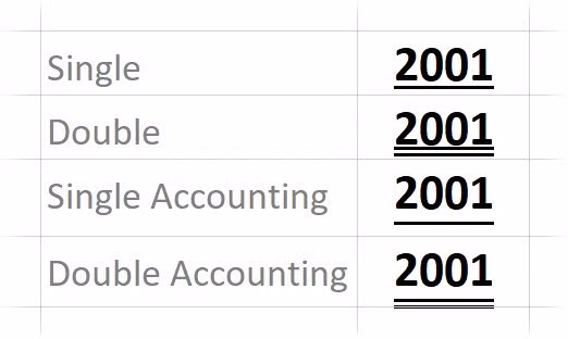 Cách sử dụng các kiểu gạch chân chữ bị ẩn trên Excel - Ảnh 3