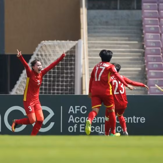 Tấn công phủ đầu để giành chiến thắng. Ảnh AFC Tấn công phủ đầu để giành chiến thắng. Ảnh AFC
