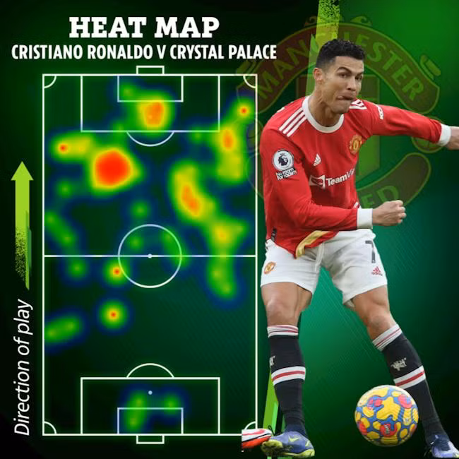 Ronaldo chỉ 2 lần nổ súng trong 12 trận đấu dưới thời HLV Rangnick. Ảnh AT.