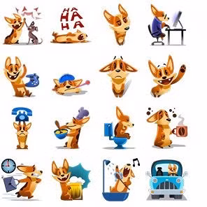Hướng dẫn tải sticker cún, chó đáng yêu trên Facebook năm Tuất - Ảnh 10