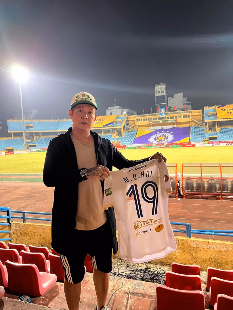 Người đại diện Nguyễn Đắc Văn chia sẻ “Chốt hạ việc của Hải con (Nguyễn Quang Hải)”. Ảnh ĐV. Người đại diện Nguyễn Đắc Văn chia sẻ “Chốt hạ việc của Hải con (Nguyễn Quang Hải)”. Ảnh ĐV.