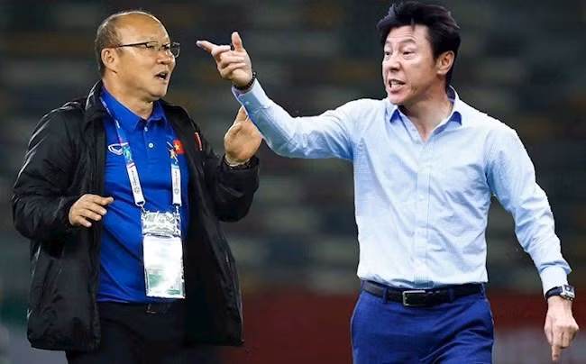 Dưới thời HLV Shin Tae-yong, bóng đá Indonesia đang có nhiều tiến bộ về lối chơi. Ảnh AT Dưới thời HLV Shin Tae-yong, bóng đá Indonesia đang có nhiều tiến bộ về lối chơi. Ảnh AT