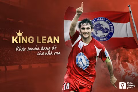 Cho đến nay “King Lean” - là cầu thủ Brazil có kèo trái dị nhất V.League. Ảnh HPFC