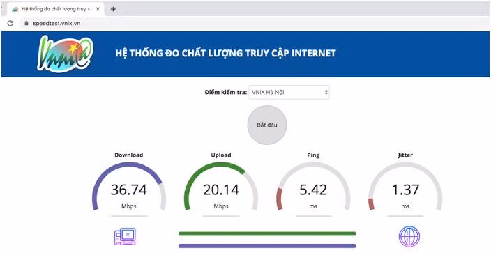 Hệ thống đo chất lượng truy cập Internet