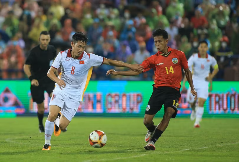 Chiến thắng 2-0 trước một đội yếu như U23 Timor Leste không làm người hâm mộ hài lòng. Ảnh VFF.