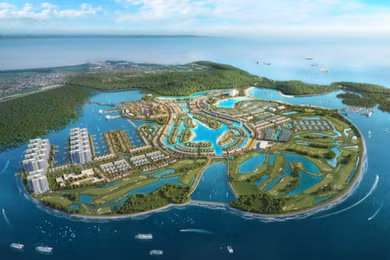 Phối cảnh dự án Khu Du lịch Quốc tế Đồi Rồng tại phường Vạn Hương, quận Đồ Sơn, TP Hải Phòng do Công ty Vạn Hương làm chủ đầu tư. Ảnh: Khu Du lịch Quốc tế Đồi Rồng.