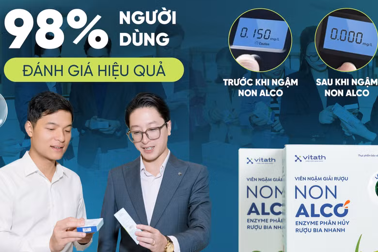 Viên giải rượu Non Alco có dấu hiệu vi phạm quảng cáo